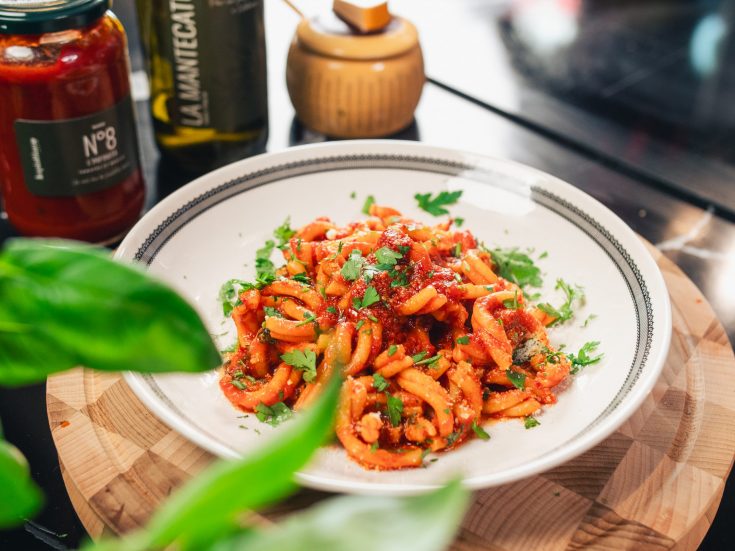 La véritable Pasta alla 'Nduja calabrese à la sauce tomate n°8