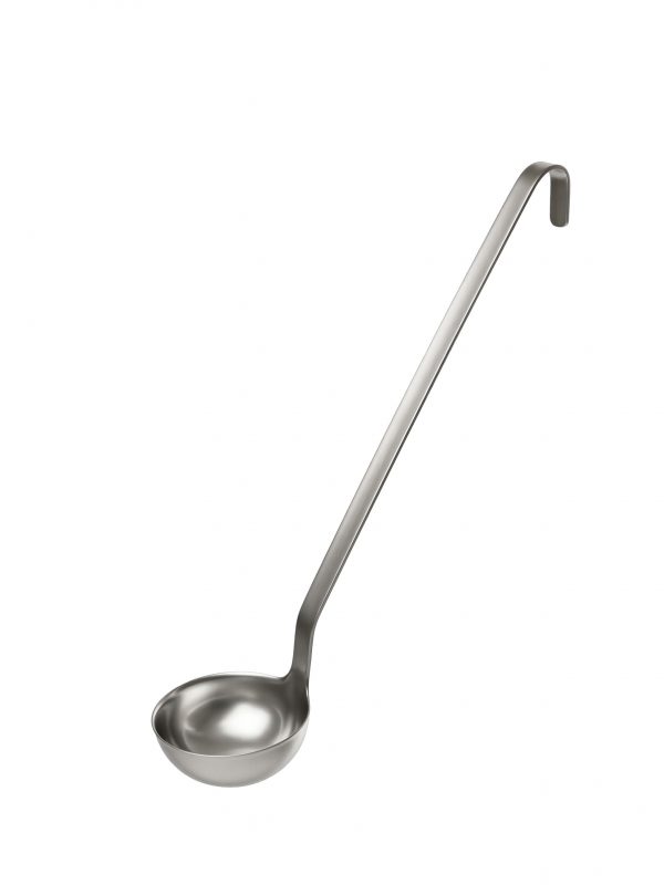Louche professionnelle Agnelli en acier inoxydable - 10 cm, 25 cl ...